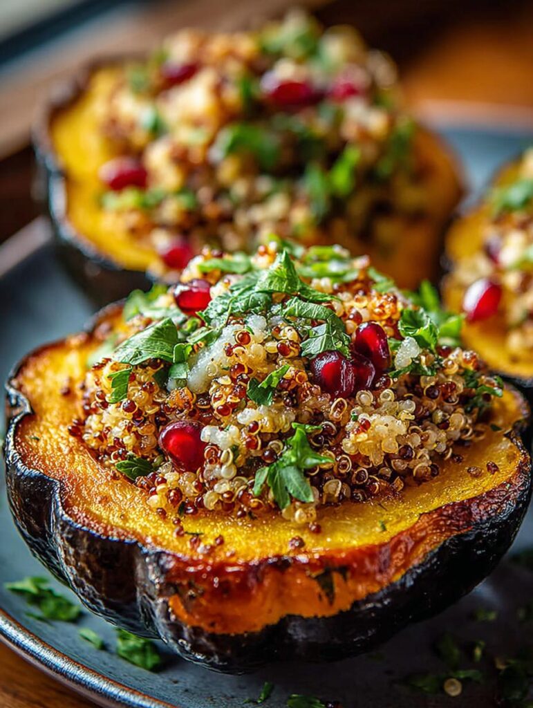 Quinoa Stuffed Acorn Squash