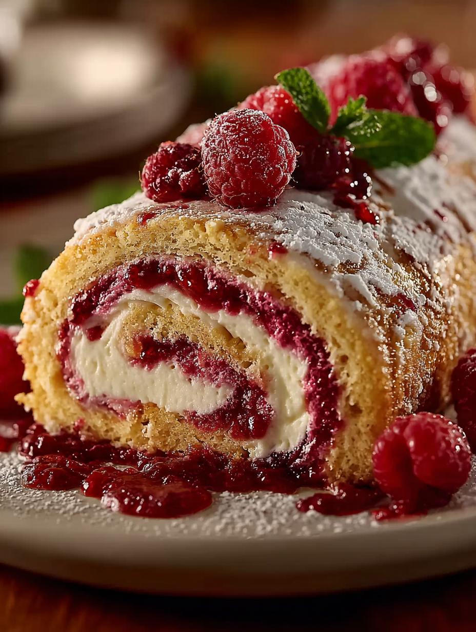 Raspberry Swirl Christmas Roll: 5 Festive Tips to Succeed - Raspberry Swirl Christmas Roll - additional detail