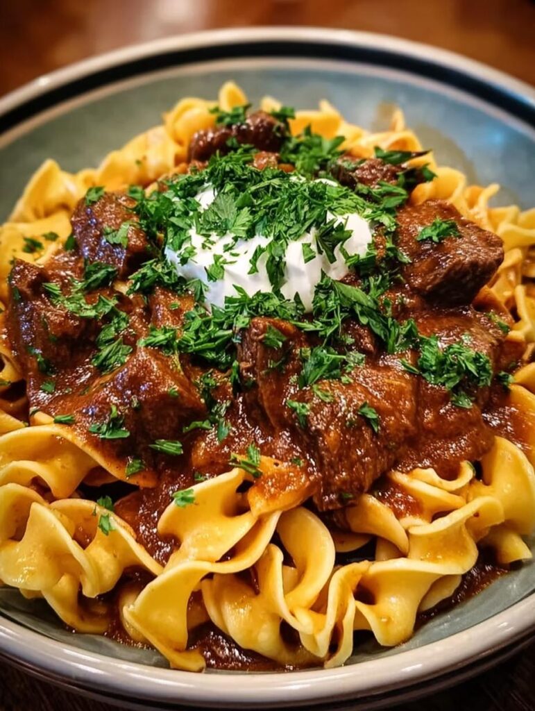 Russian Egg Noodles Rich