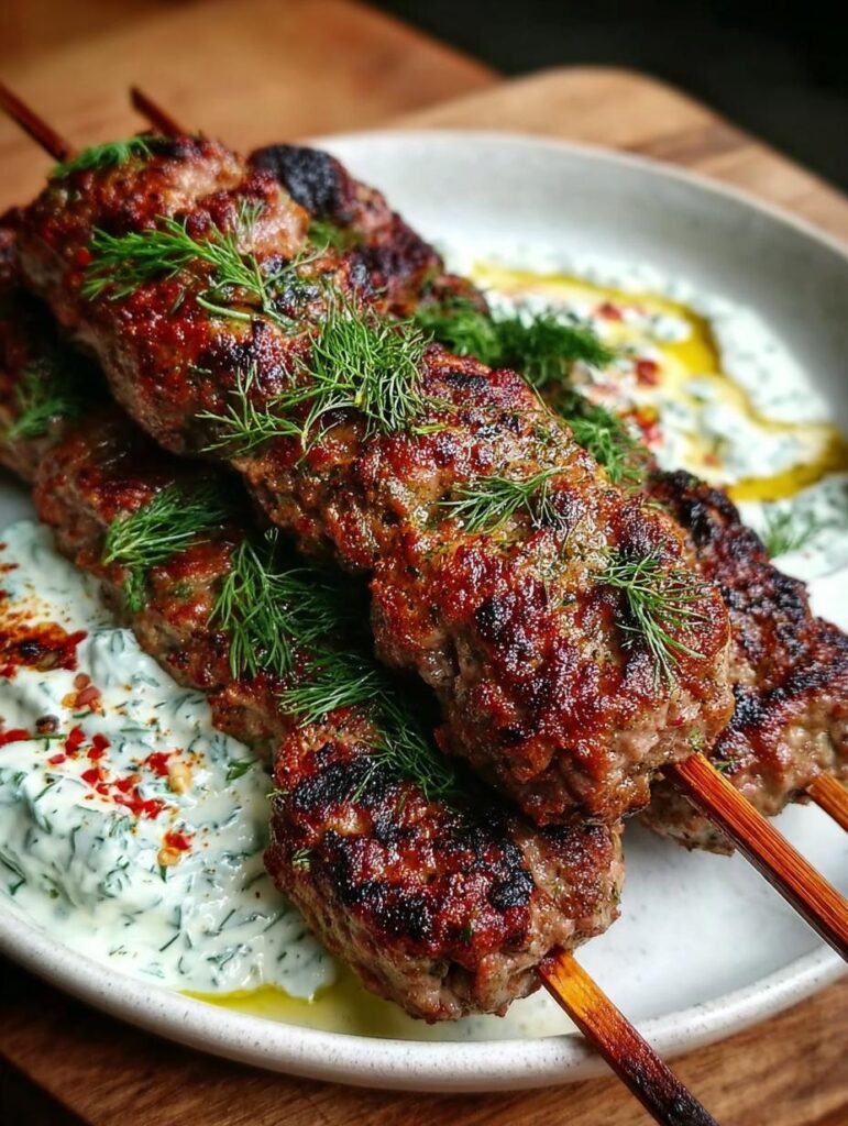 Russian Minced Meat Kebabs