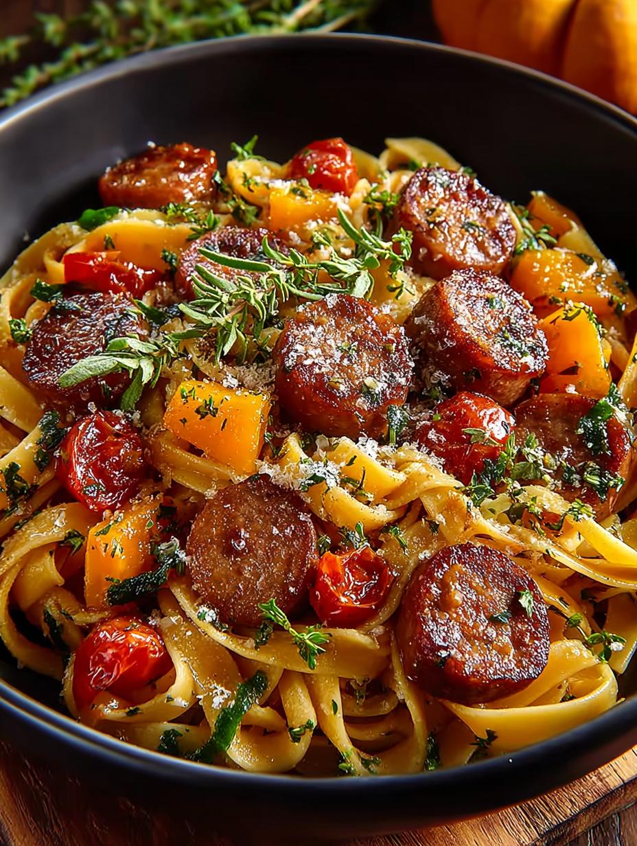 Sausage Pasta with Brussels: 5 Cozy Fall Favorites - Sausage Pasta with Brussels - main visual representation