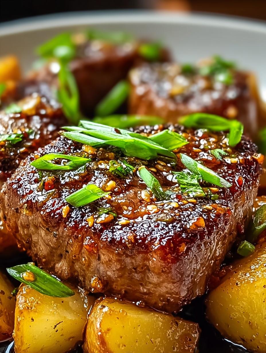 Savory Honey Garlic Steak