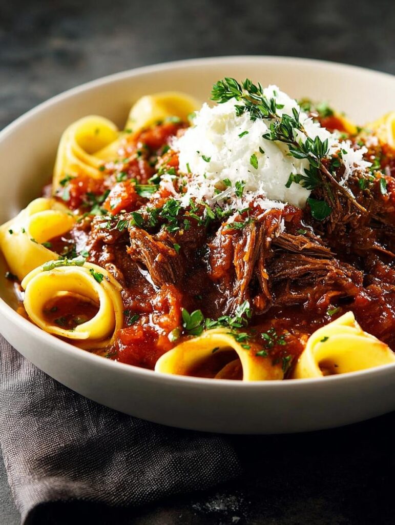 Slow Cooker Beef Ragu