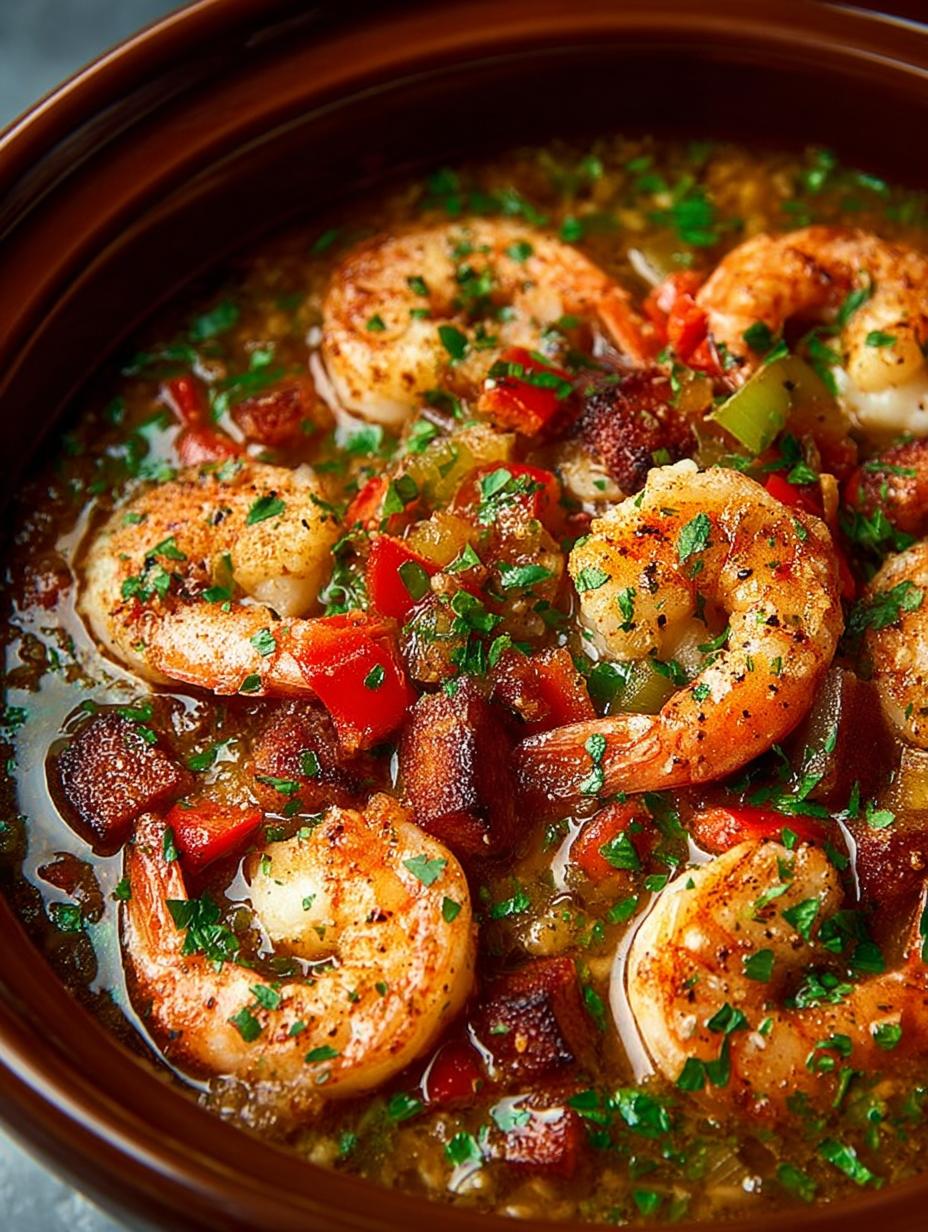 Slow Cooker Cajun Shrimp