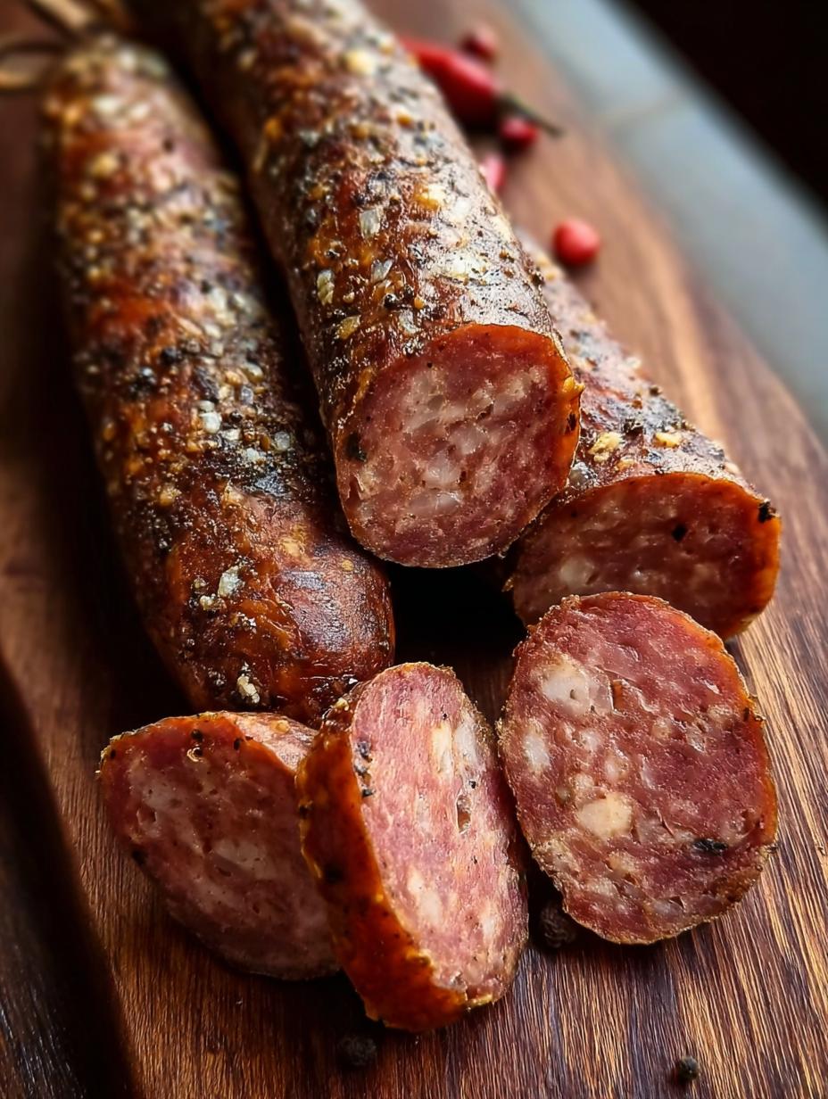 Smoked Russian Sausage Black