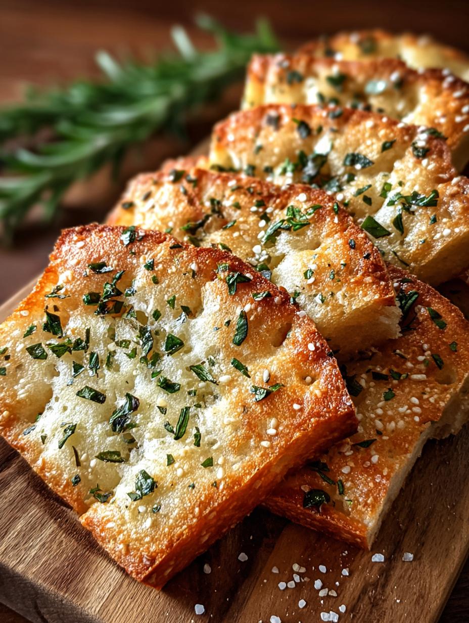 Sourdough Discard Garlic Herb