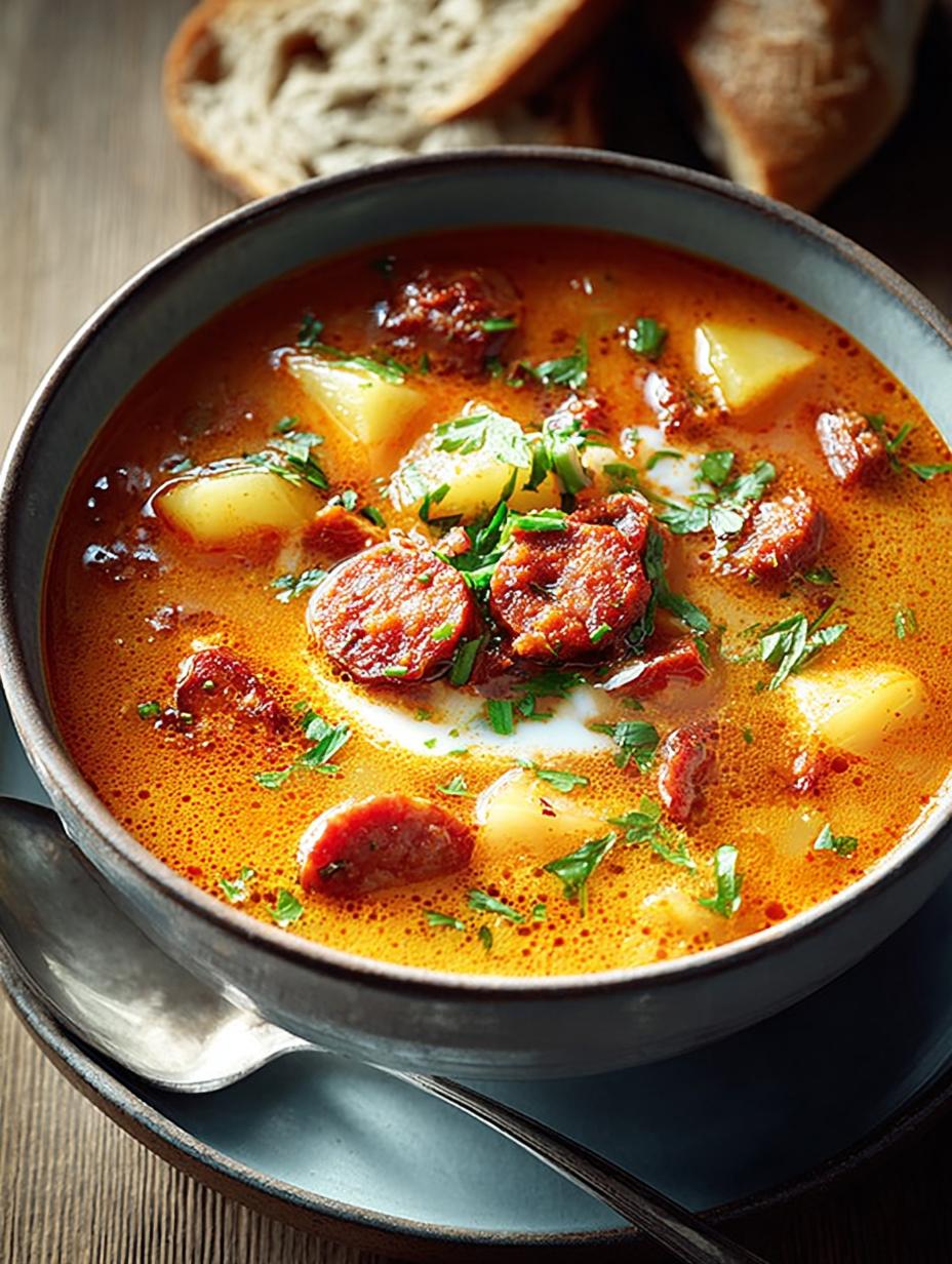 Spanish Potato Soup with Chorizo: 7 Comforting Secrets - Spanish Potato Soup with - additional detail