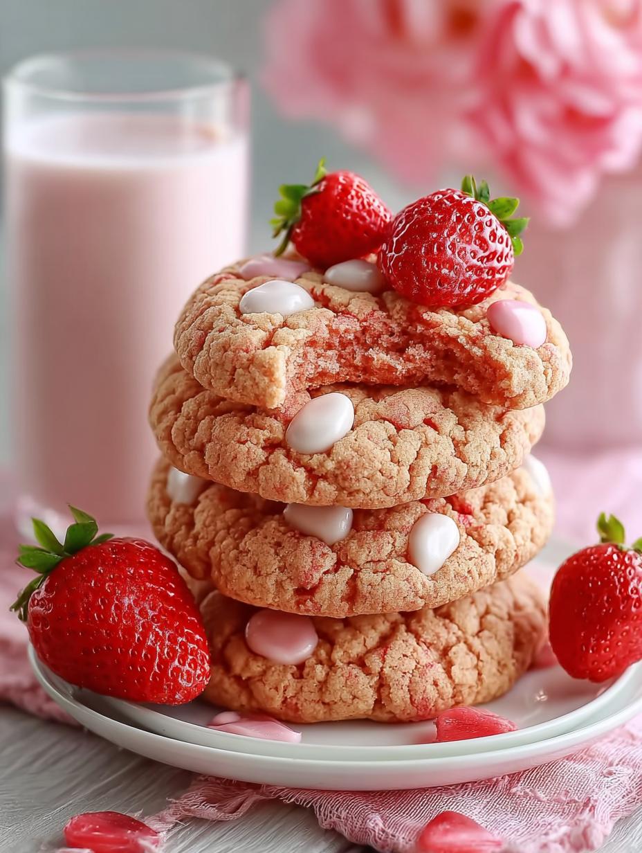 Delicious Strawberry Milkshake Cookies Recipe to Savor - Strawberry Milkshake Cookies - main visual representation