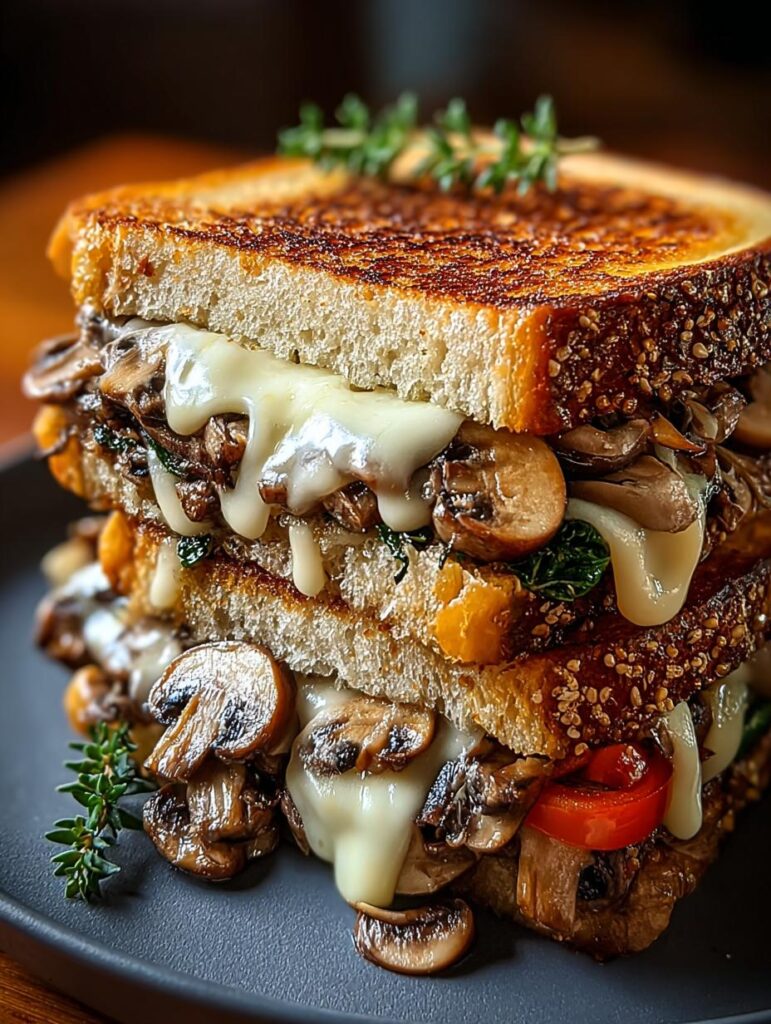 Swiss Mushroom Melt Sandwich