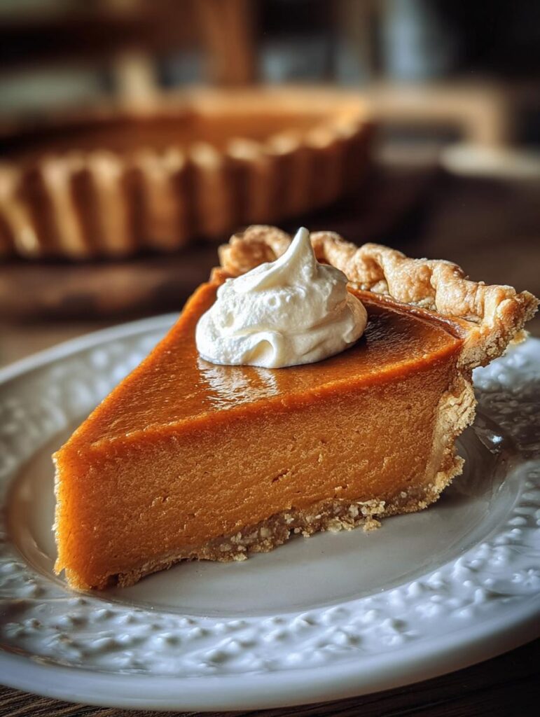 Thanksgiving Dessert Pumpkin Pie