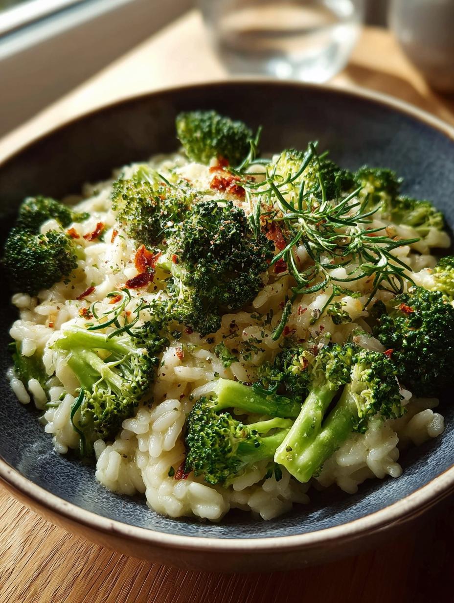 Vegan Broccoli Risotto Creamy
