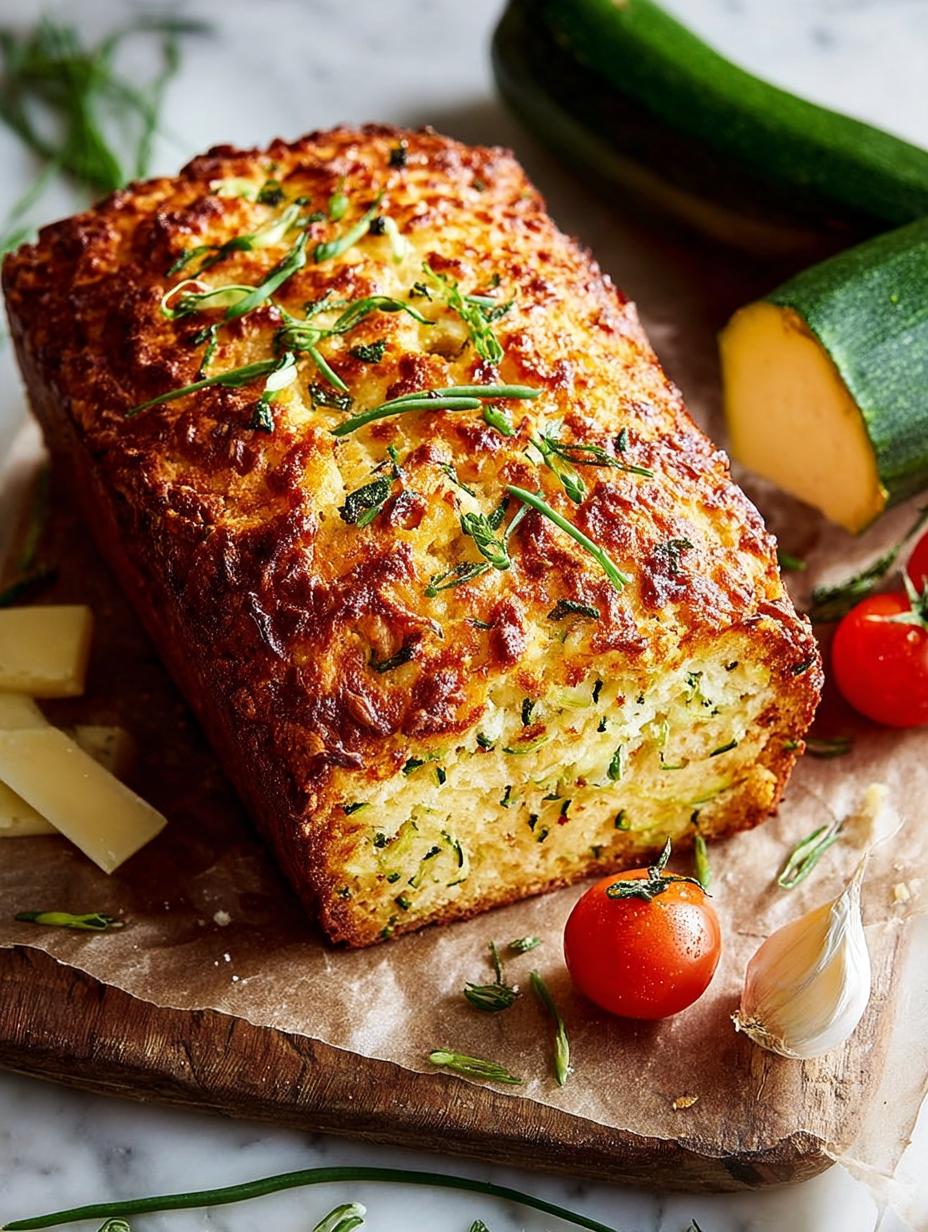 Delicious Vegetable Cheddar Zucchini Bread Recipe - Vegetable Cheddar Zucchini Bread - additional detail