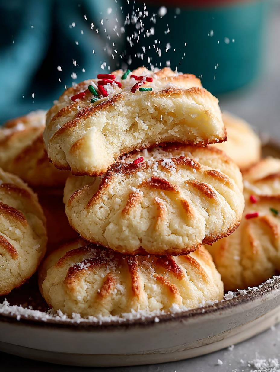Whipped Shortbread Cookies