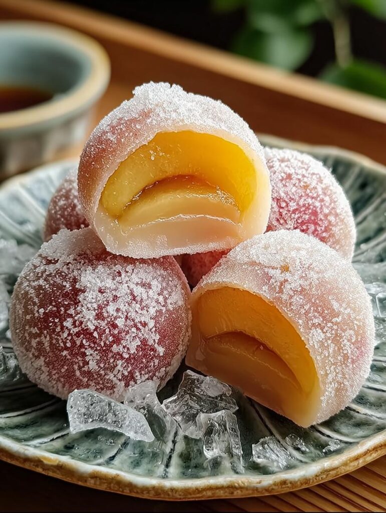 Whole Peach Mochi