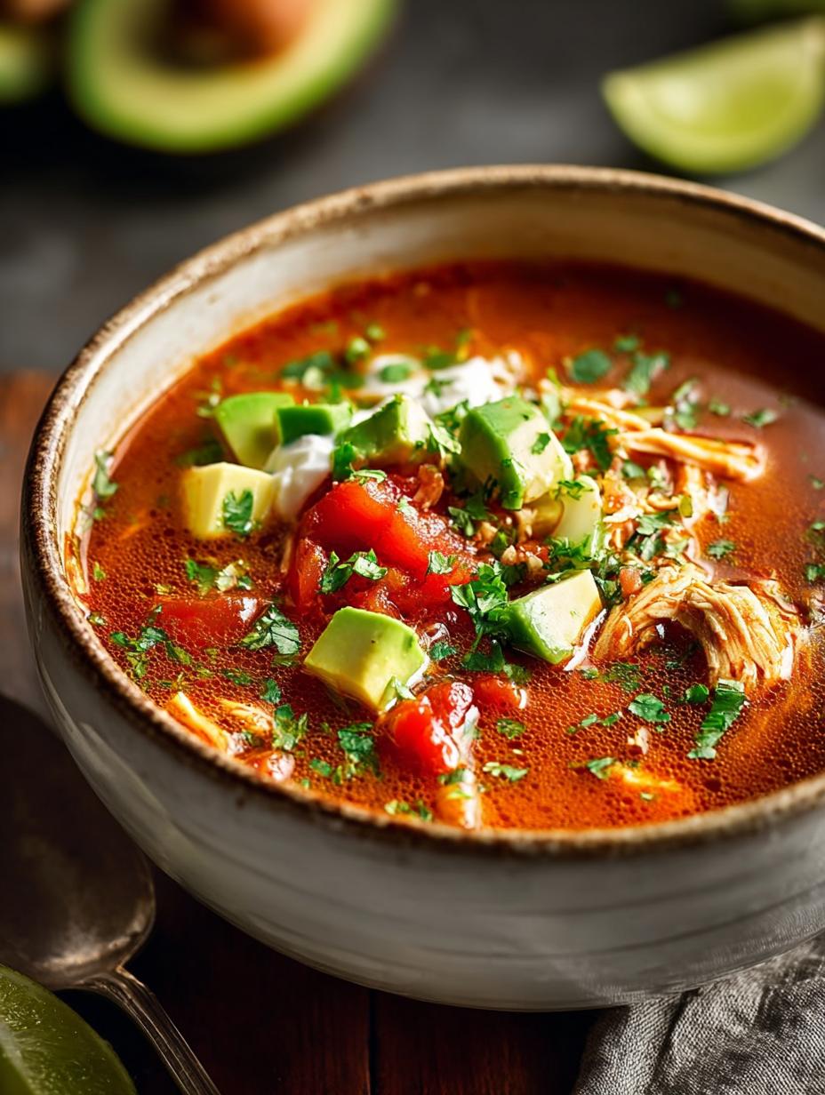 Delicious Whole30 Chicken Taco Soup for Dinner - Whole30 Chicken Taco Soup - additional detail