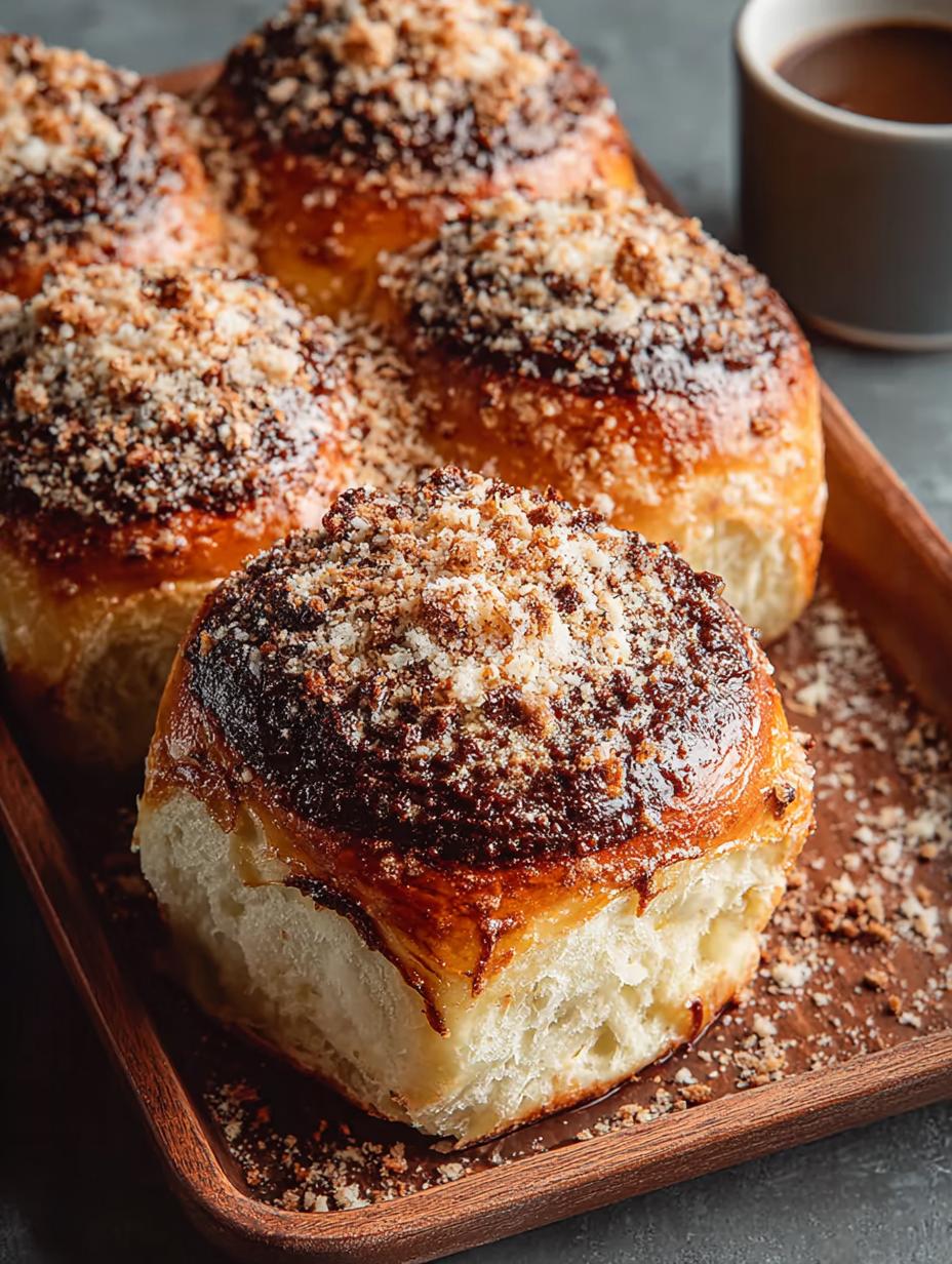 Winter Coffee Brioche Buns