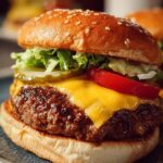 Air Fryer Hamburgers