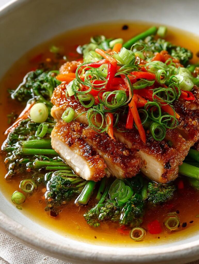 Aromatic Ginger Scallion Chicken