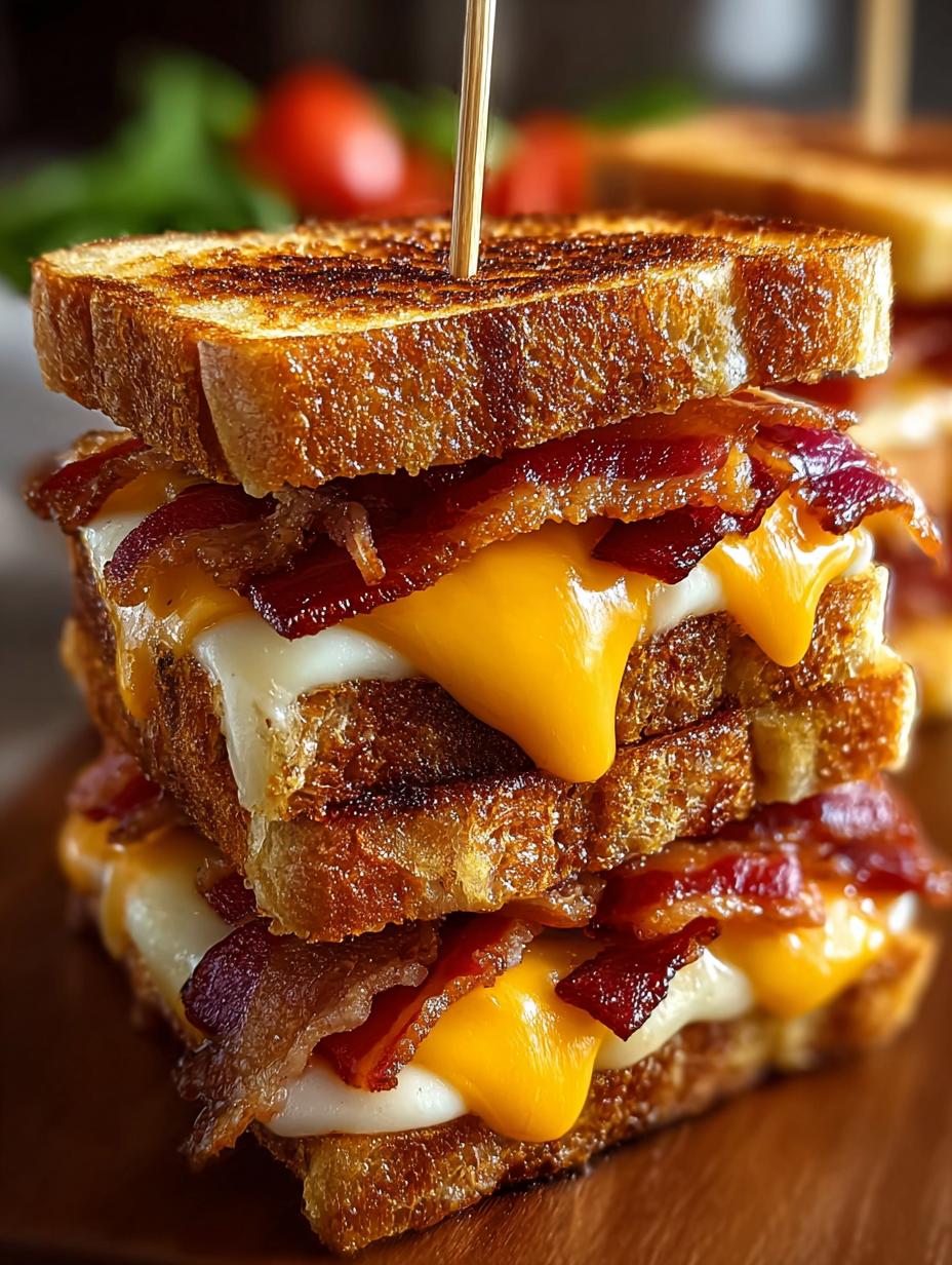 Bacon Wrapped Grilled Cheese: 5 Cheesy Bacon Delights - Bacon Wrapped Grilled Cheese - additional detail
