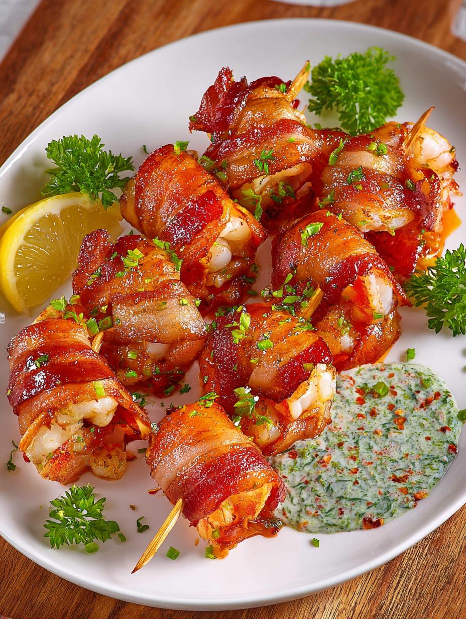 Delicious Bacon Wrapped Shrimp: 5 Easy Steps to Perfection - Bacon Wrapped Shrimp - additional detail