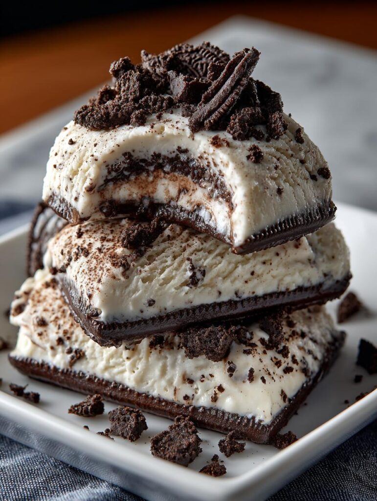Bake Oreo Ice Cream