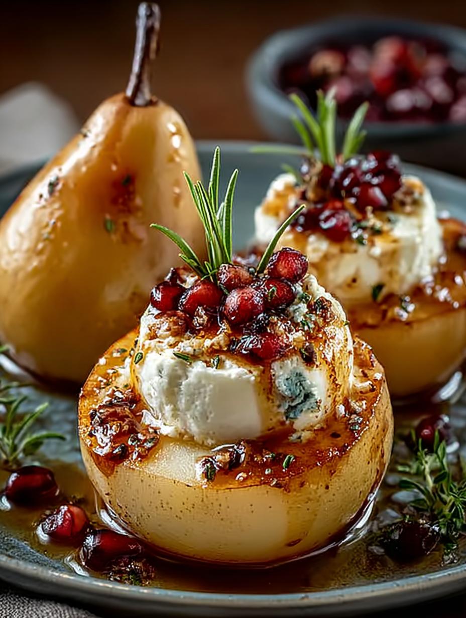 Delicious Baked Pears with Goat Cheese and Honey 5 Delicious Baked Pears with Goat Cheese and Honey - Baked Pears with Goat - main visual representation