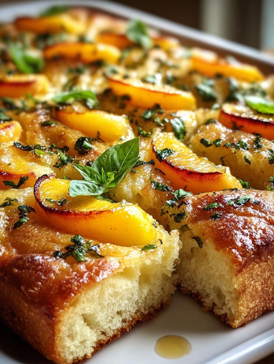 Flavorful Basil Peach Focaccia: 8 Must-Try Tips - Basil Peach Focaccia - main visual representation