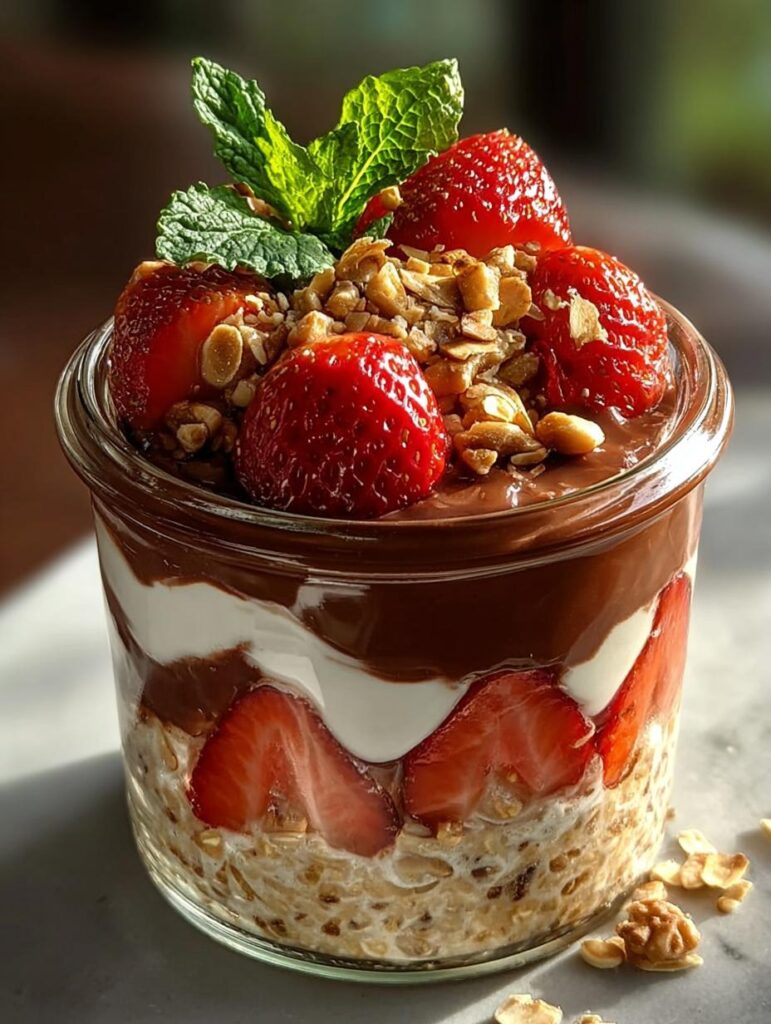 Blended Strawberry Oats