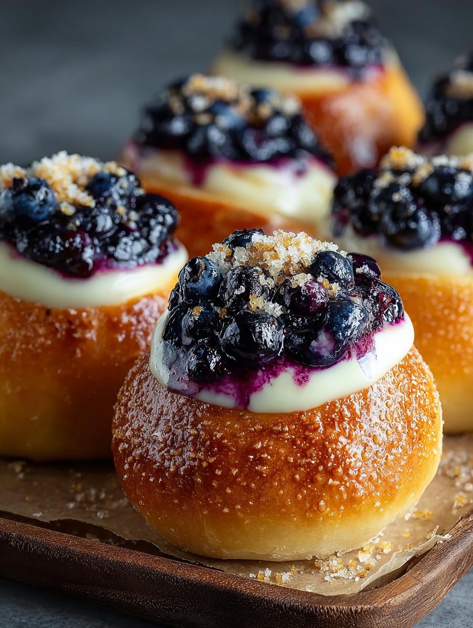 Blueberry Cheesecake Brioche Buns: 9 Irresistible Delights - Blueberry Cheesecake Brioche Buns - main visual representation