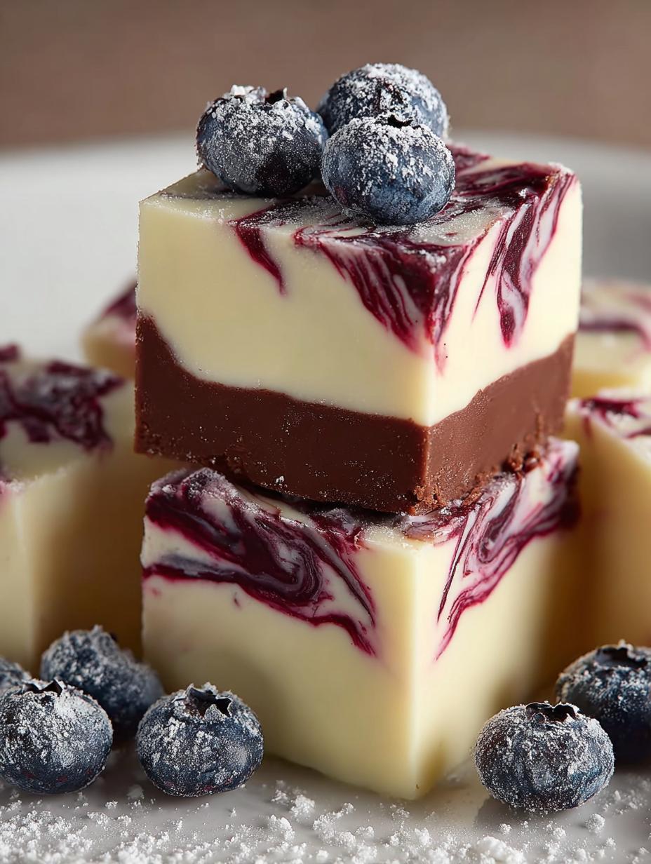 Delicious Blueberry Fudge Dessert Treat Recipe - Blueberry Fudge Dessert Treat - additional detail