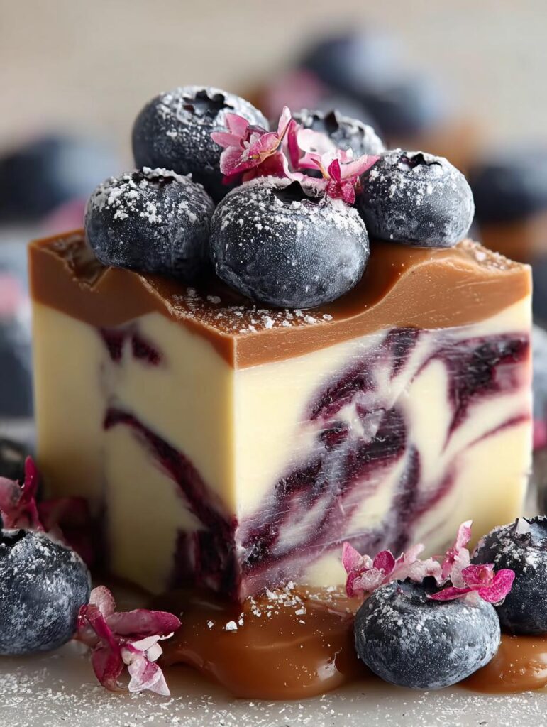 Blueberry Fudge Dessert Treat