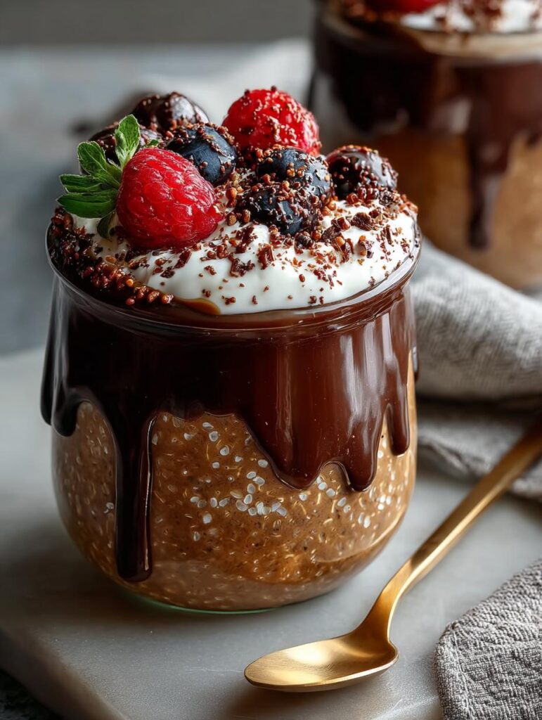 Brownie Batter Overnight Oats