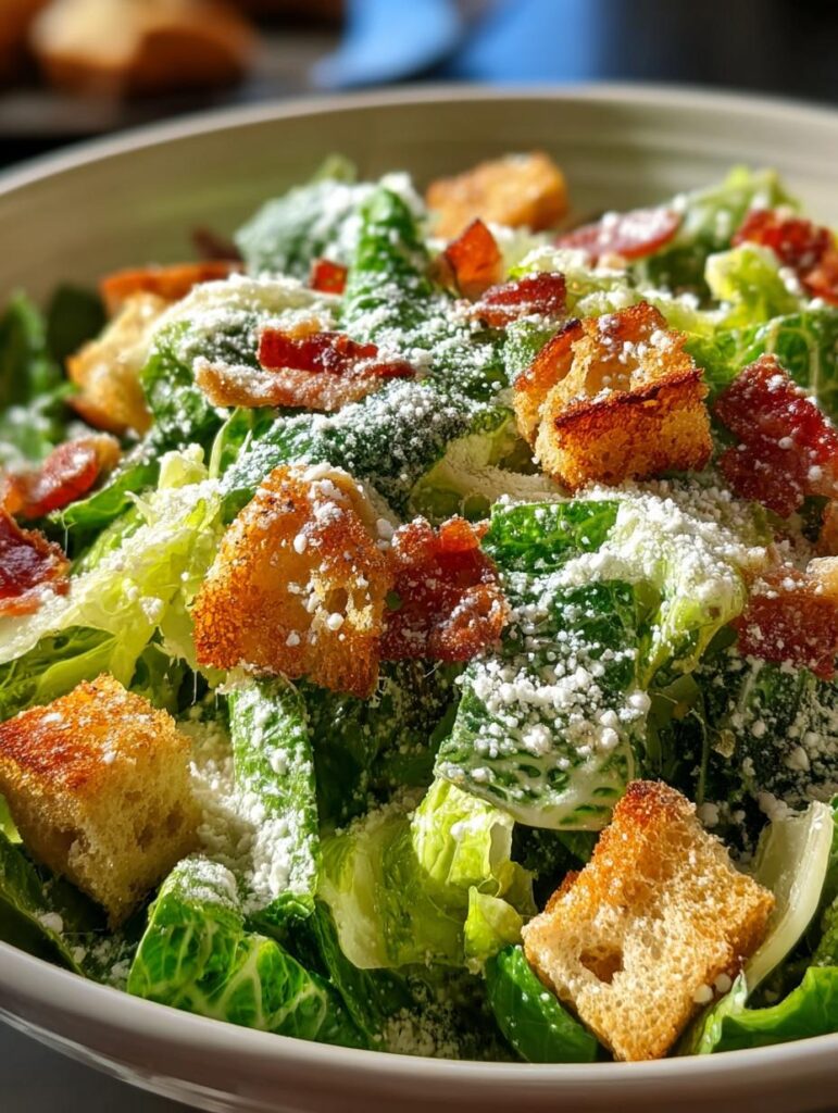 Caesar Salad with Garlic