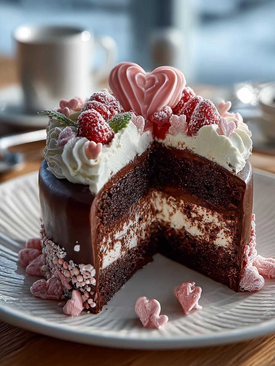 Calendar Couple Valentine Cake