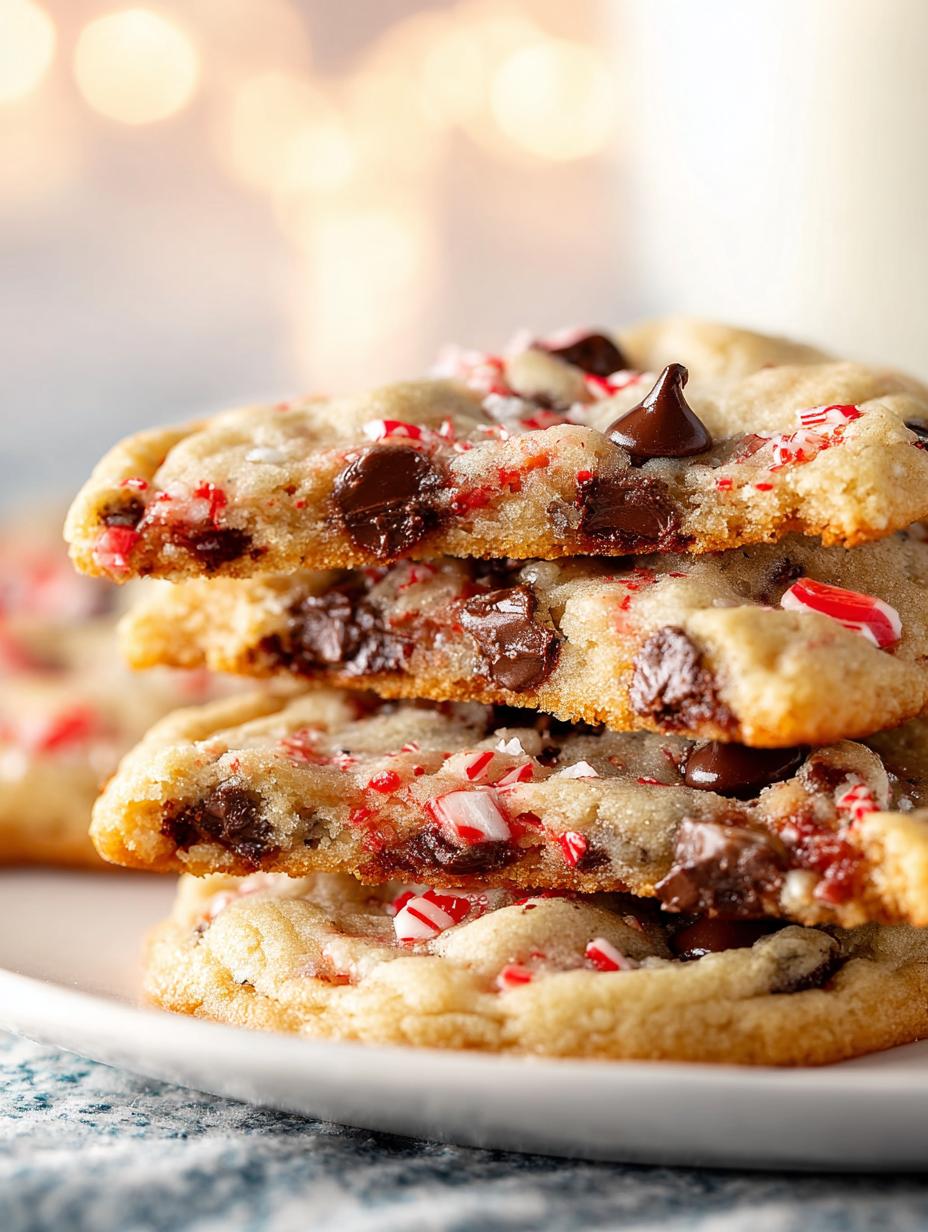 Candy Cane Chocolate Chip Cookies: 7 Festive Treats - Candy Cane Chocolate Chip - main visual representation