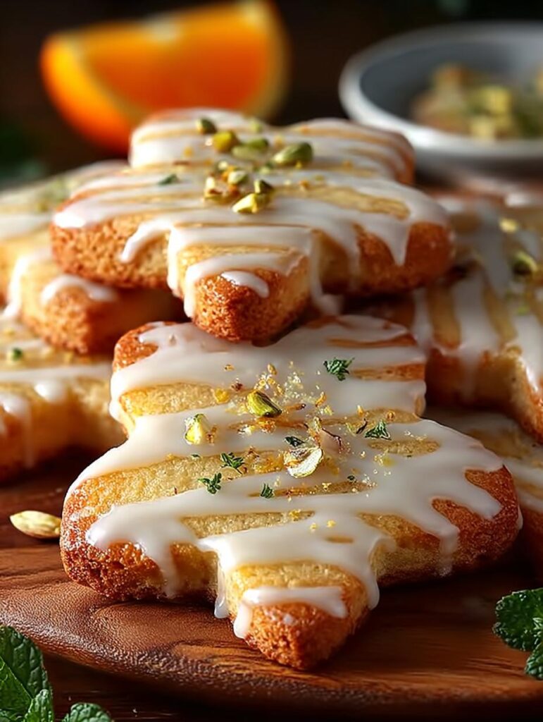 Cardamom Shortbread Cookies with