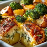 Cheesy Chicken Potato Broccoli