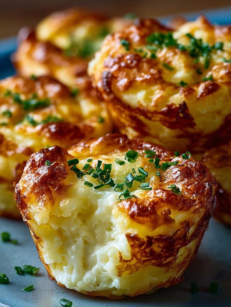 Cheesy Mashed Potato Puffs