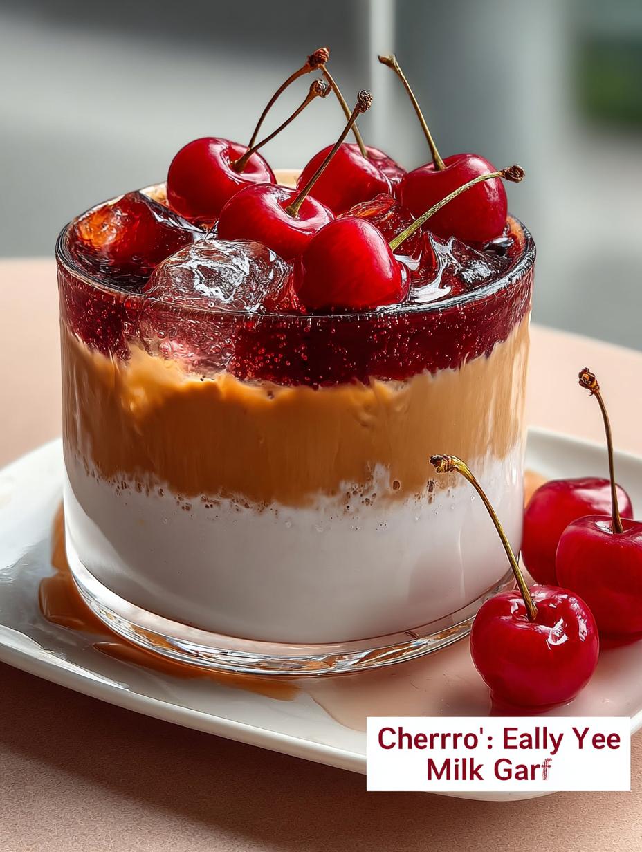 Cherry Earl Grey Milk