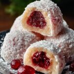 Cherry Snowball Cookies