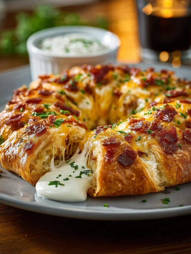 Chicken Bacon Ranch Crescent