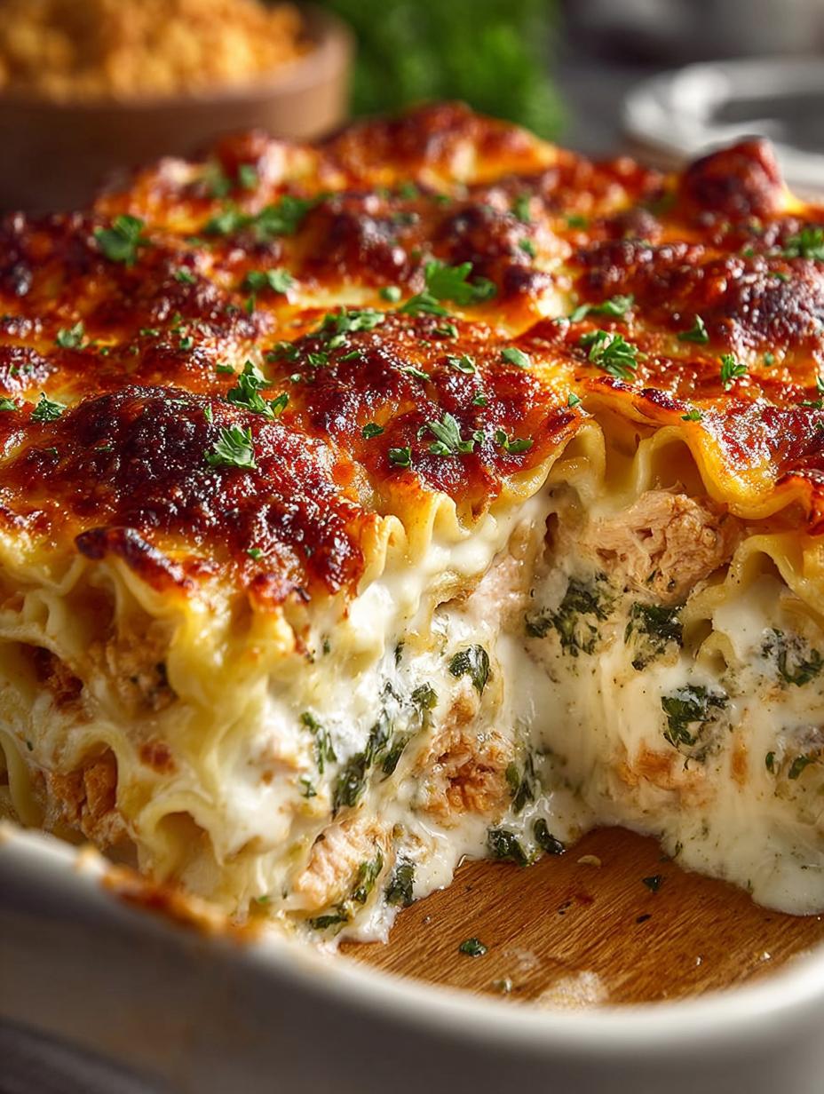 Chicken Lasagna Bake Comfort: 5 Layers of Creamy Goodness - Chicken Lasagna Bake Comfort - additional detail
