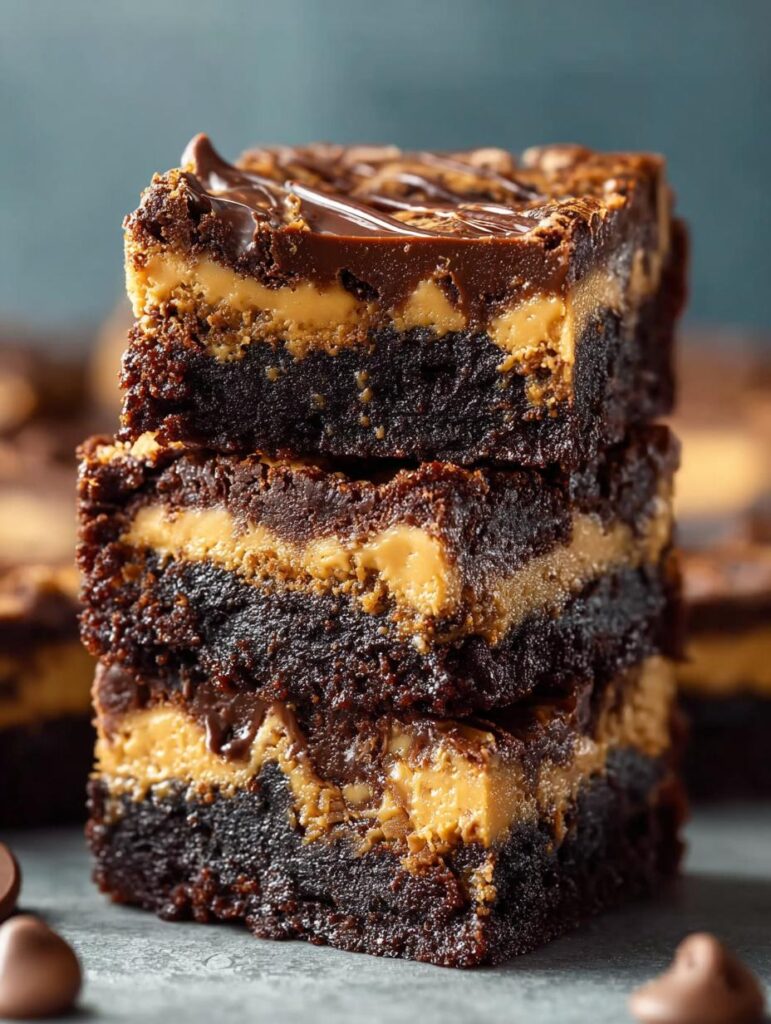 Chocolate Peanut Butter Brownies