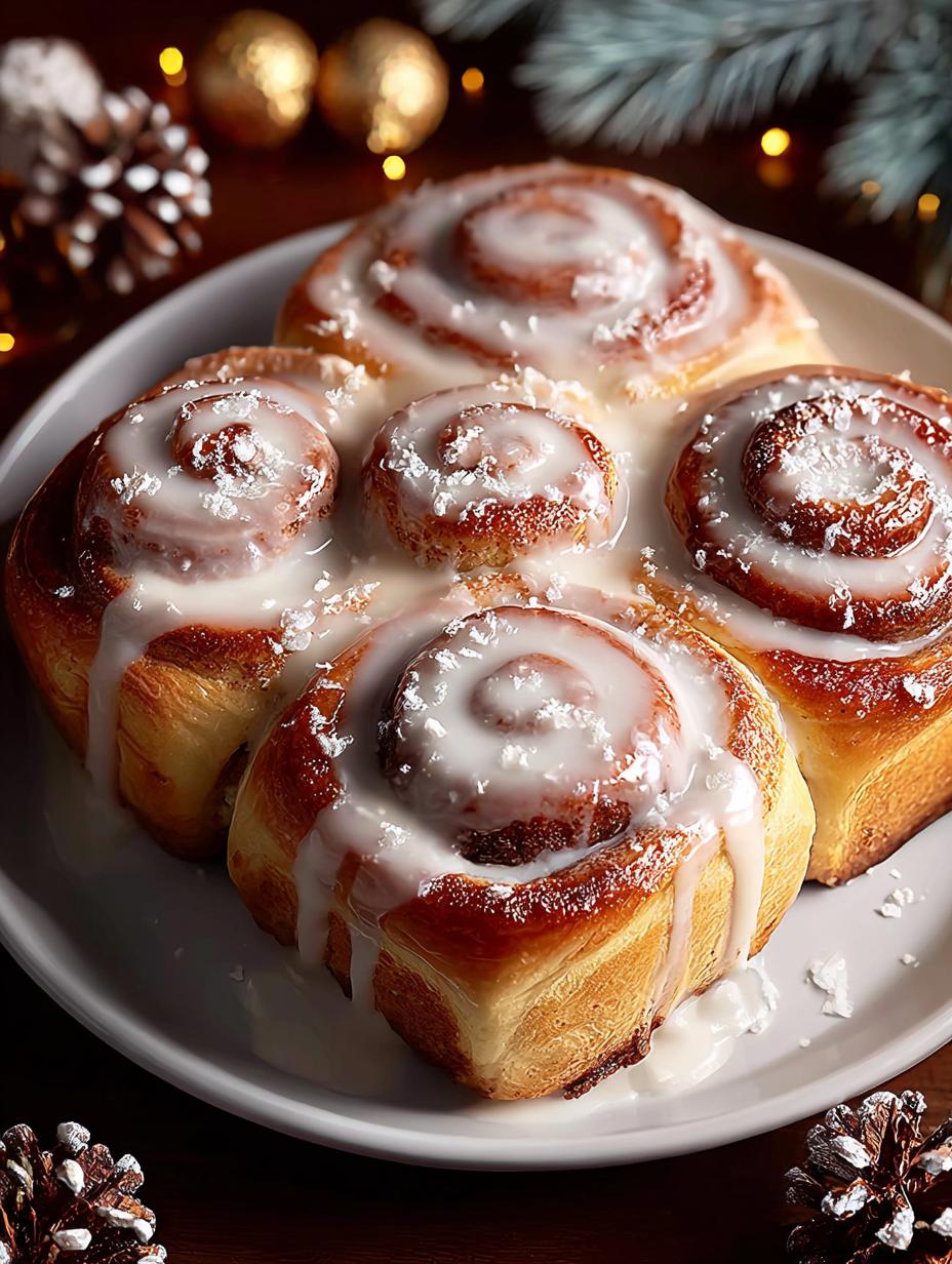 Delicious Christmas Morning Cinnamon Rolls Recipe - Christmas Morning Cinnamon Rolls - main visual representation