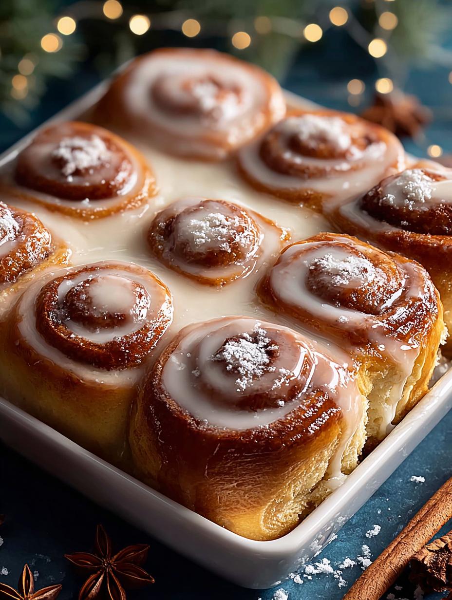 Delicious Christmas Morning Cinnamon Rolls Recipe - Christmas Morning Cinnamon Rolls - additional detail