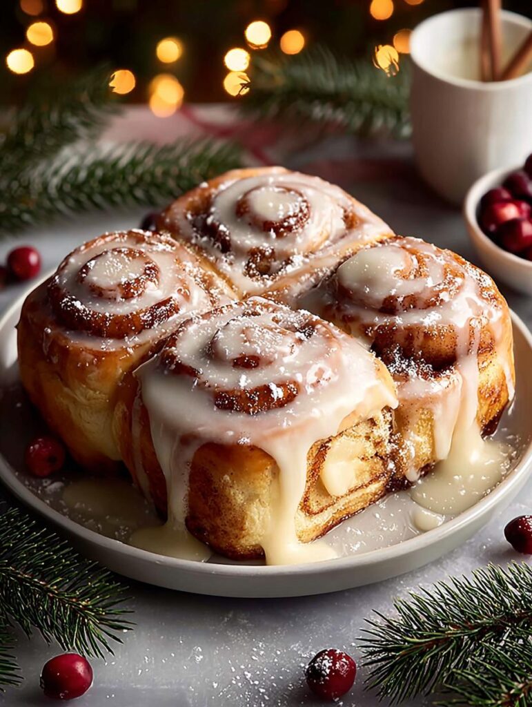 Christmas Morning Cinnamon Rolls