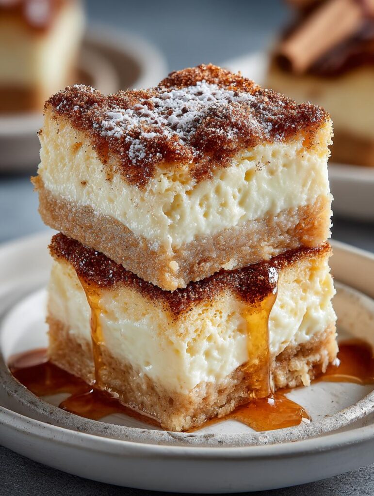 Churro Cheesecake Bars