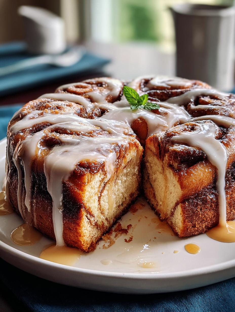 Delicious Cinnamon Roll Cake Recipe for Ultimate Comfort - Cinnamon Roll Cake - main visual representation