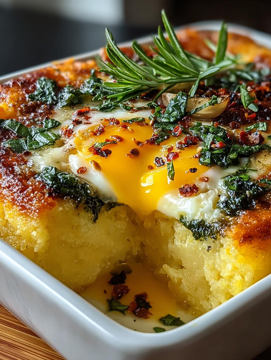 Corn Polenta with Baked Eggs: 7 Comforting Steps to Cozy Dinner - Corn Polenta with Baked - main visual representation