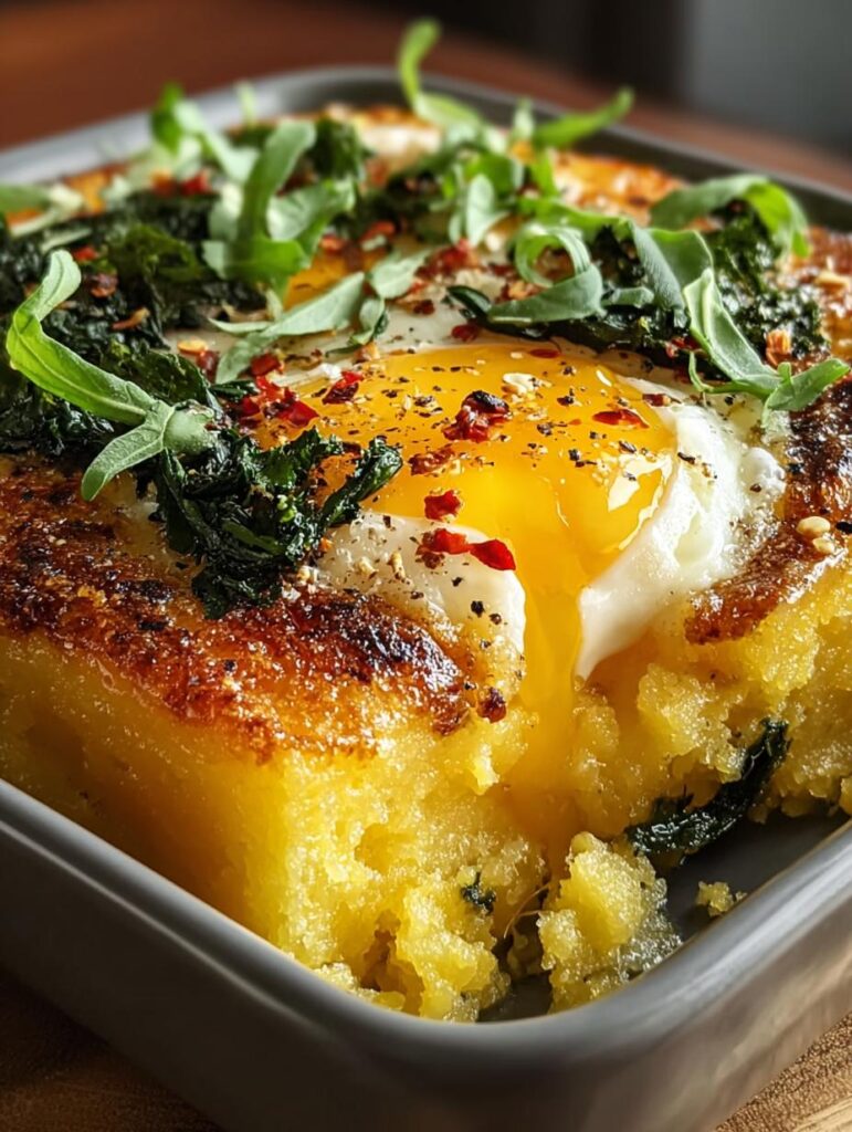 Corn Polenta with Baked